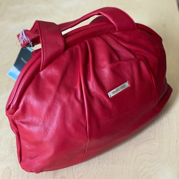 Renato Angi | Bags | Renato Angi Venezia Red Leather
